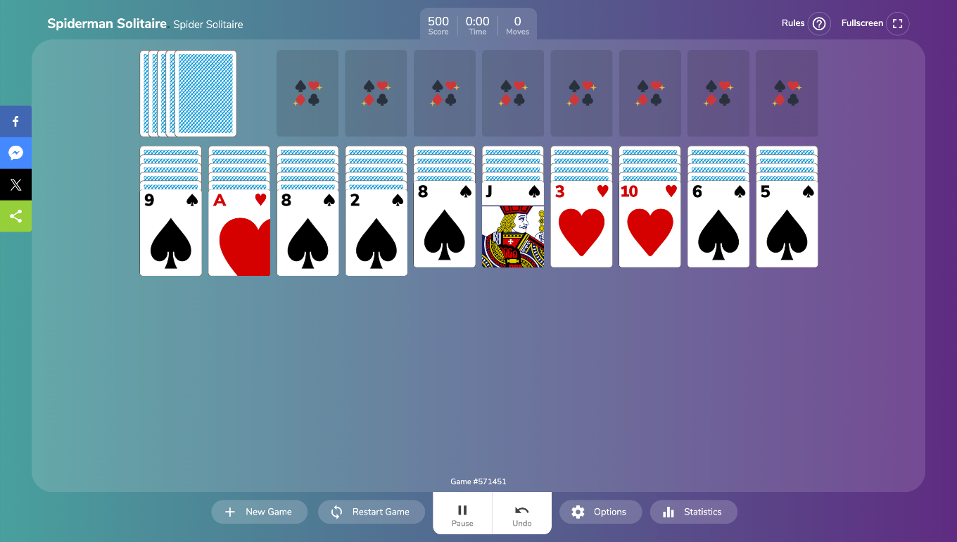 Spiderman Solitaire (https://spiderman-solitaire.com/)